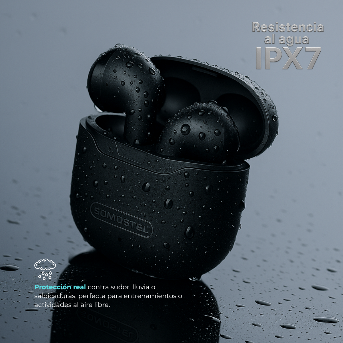 Audífonos Bluetooth Inalámbricos Negro