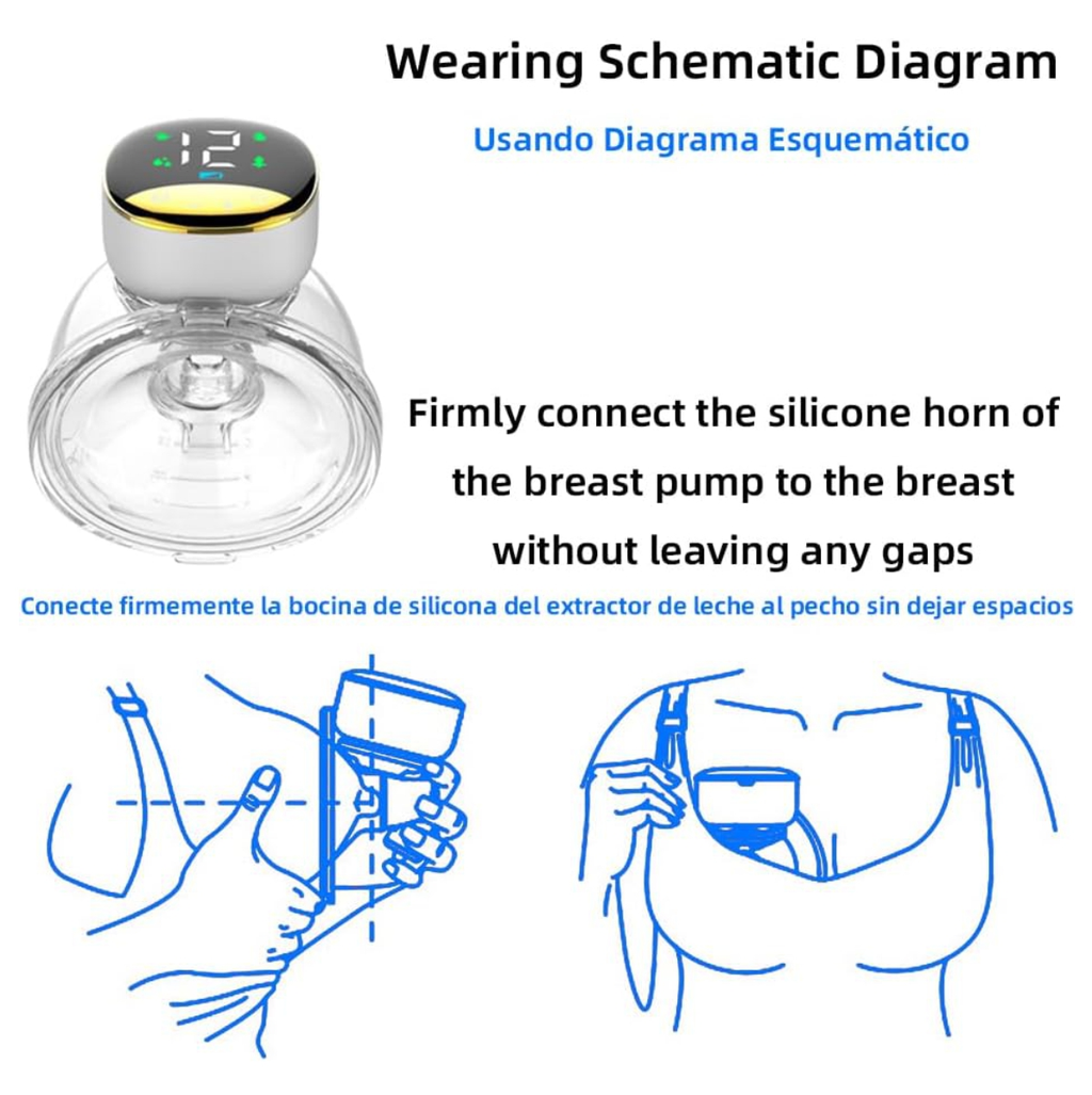 Extractor de Leche Portátil Manos Libres
