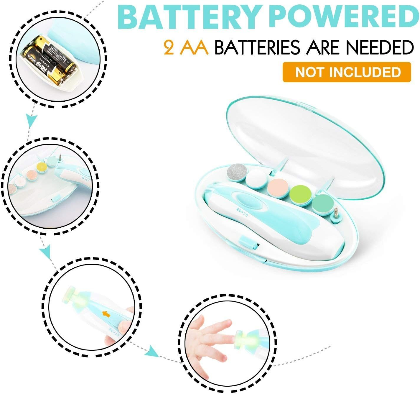 Pulidor Uñas Bebé 5 Limas